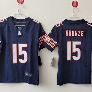 NWT mens & youth 15 Rome Odunze Navy Stitched Jersey